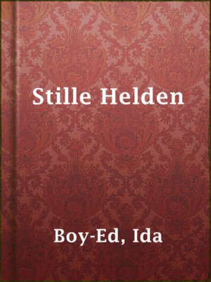 cover image of Stille Helden